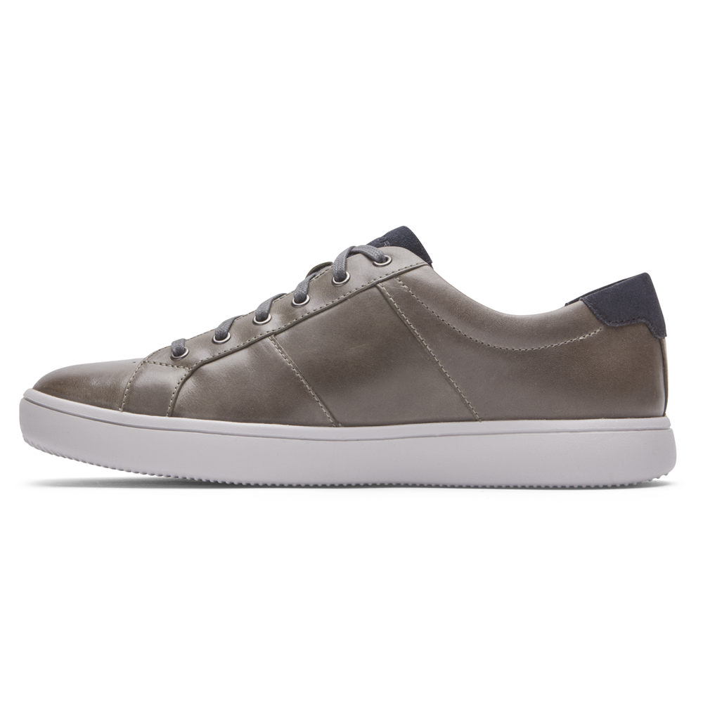 Rockport Singapore Mens Sneakers - Jarvis Lace-to-Toe Dark Grey - OP5301496